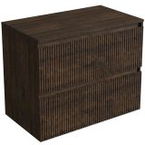 Saniclass Badkamermeubelset - 80x45x62cm - Mat Eiken Charcoal