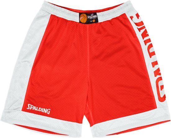 Spalding Reversible Basketball Short Men - Red/White - Size 3XL