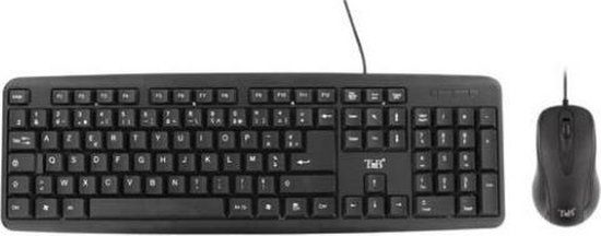 T'nB KBCOMBO1 Toetsenbord en Muis Set - Zwart