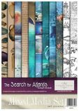 ITD Collection - Scrapbooking pakket A4 accessoires decoupage set scrapbook papier set met perkamentpapier formaat 210 x 297 mm (MS030 - HS code 48021000)