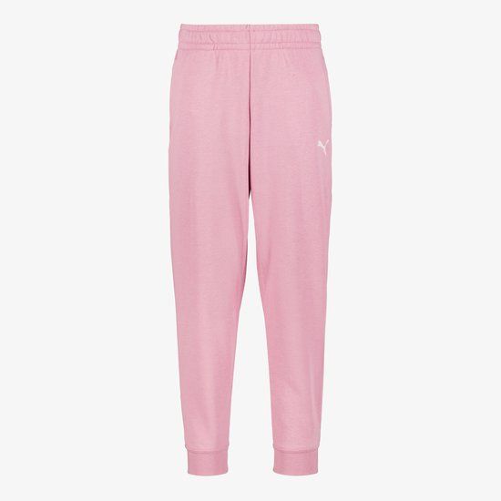 Puma ESS Tape kinder joggingbroek roze - Maat 164/170