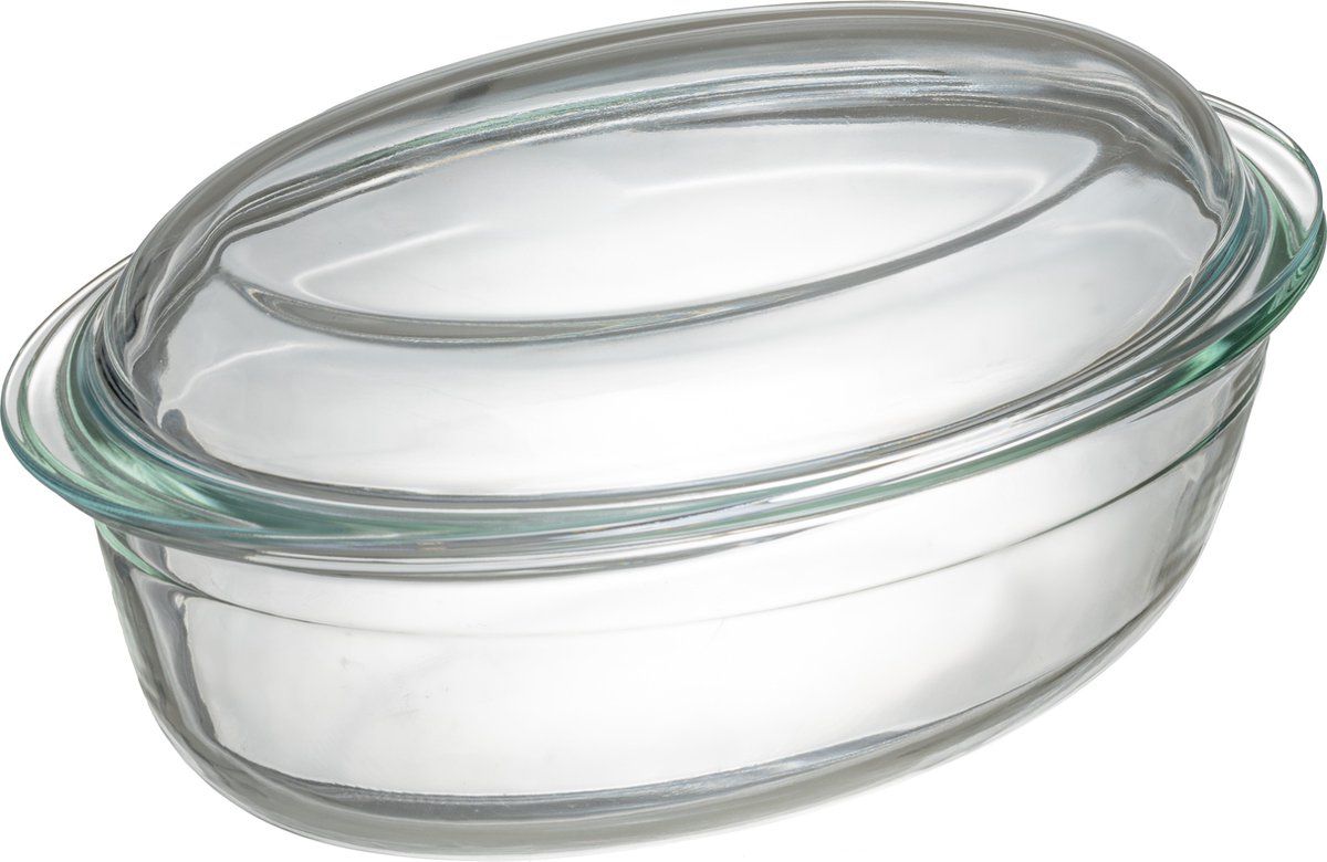 Sareva ovenschaal - transparant glas
