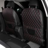 Smart Housse de siège arrière - Cuir polyuréthane imperméable avec organisateur