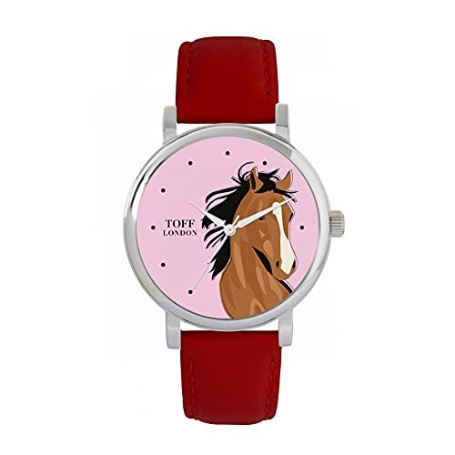 Toff London Bruin Arabisch paardenhoofdhorloge