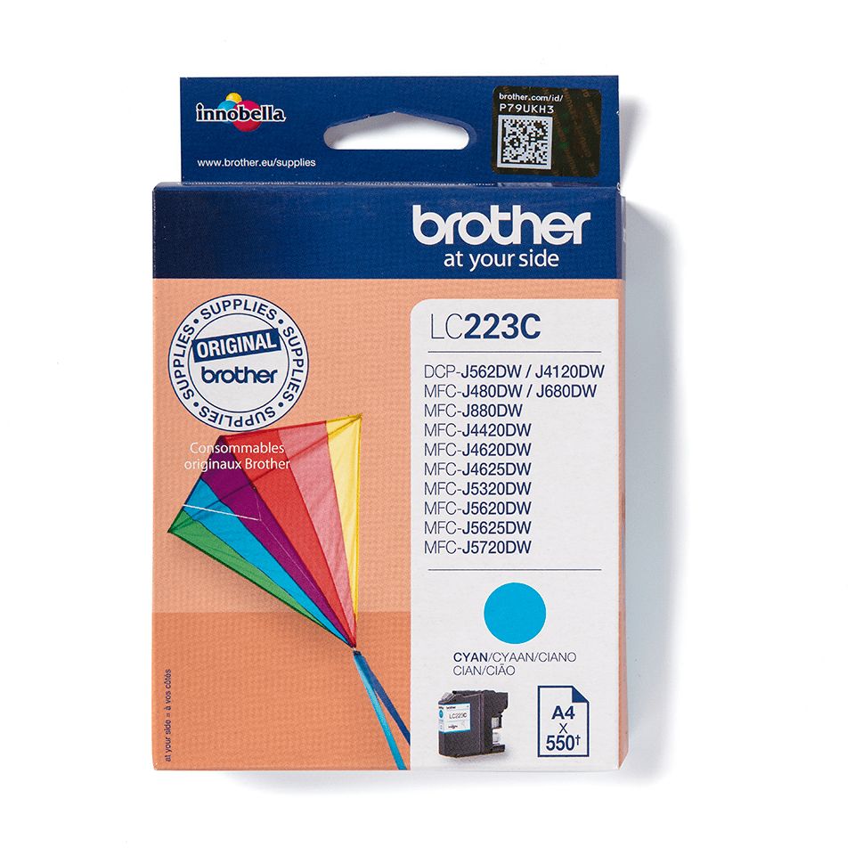 Brother LC-223C Cyaan inktcartridge - Origineel