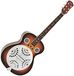 Gear4music Roundneck Resonatorgitaar, Sunburst Wood Body