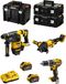 DeWALT Set FVK381X2-QW 54V/18V (DCH333 + DCD796 + DCG418 + 2 x 9,0 Ah accu's + DCB118 lader + 2 x TSTAK II opbergkoffers + TSTAK VI opbergkoffer)