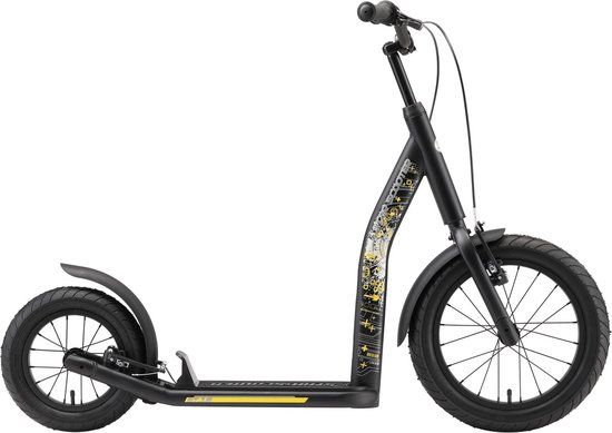 STAR SCOOTER Bikestar New Gen Sport Autoped - 16 inch / 12 inch - Zwart