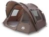 vidaXL Tente tunnel 2 personnes imperméable marron
