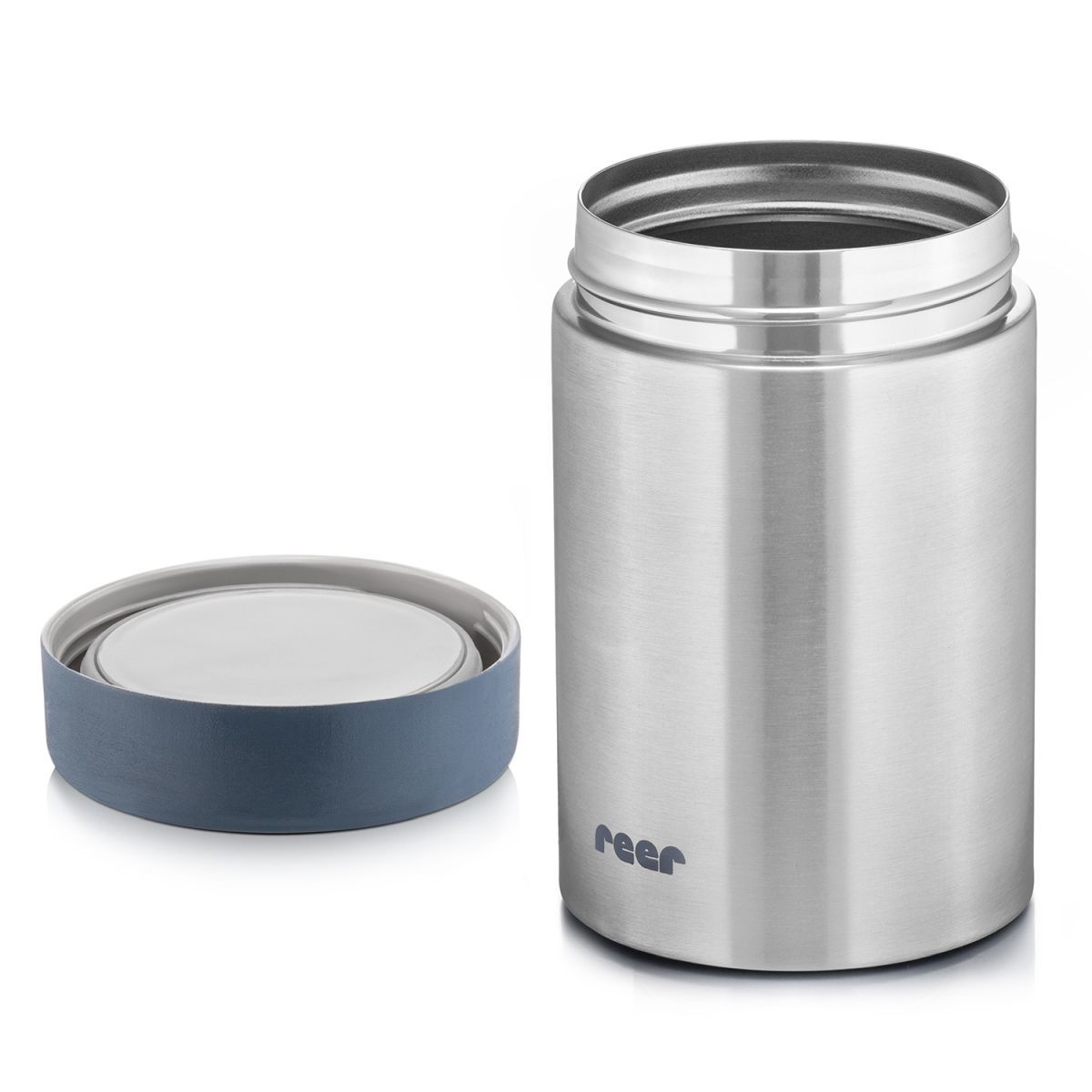 reer Zuiver Stainless Steel Flask - 300ml - Round - 6h Warm Hold
