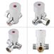 Merkloos Thermostatische mengkraan - Aansluiting G1/2 - Koud/warm water - Mengverhouding - Messing - Eenvoudige installatie - Kraan