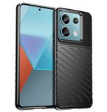 Thunder Armor Flexibele Gel Case voor Xiaomi Redmi Note 13 Pro 5G, Zwart