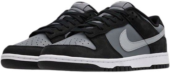 Nike Dunk Low Sneakers Heren - Grijs - Zwart - Wit - Maat 42