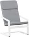 The Living Store Living Store relaxfauteuil, lichtgrijs, gestoffeerd