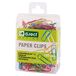 D.RECT Gekleurde Paperclips 28mm 100 Stuks in Plastic Doosje