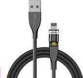 DrPhone OMNIA 540° - 2 Meter Lightning Magnetische Oplader 5V 3A kabel