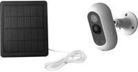 Link2Home Wi-Fi-zonnecamera - HD 1080P, 110° hoek - Nachtzicht - Wit
