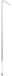 Dressurgerte zwart-wit 120cm