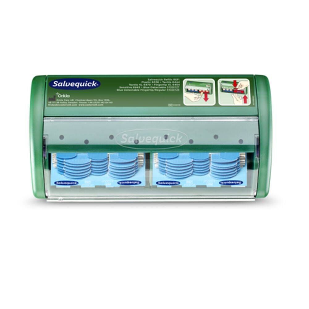 Salvequick® Pleisterdispenser Blauw - 1 Accessoire