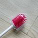 Brosse de nettoyage en silicone pour biberons avec long manche
