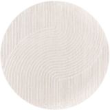 TT Home Vloerkleed 160x160 cm Beige Polypropyleen Laagpolig Rechthoekig