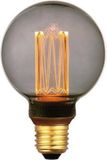 Expo Trading ETH Glas LED bol Lichtbron - Fitting E27 - Dimbaar - Rookglas