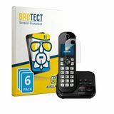 BROTECT Screenprotector 6 Stuks voor Panasonic KX-TGC422 Beschermglas Transparant