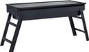 vidaXL Campingbarbecue draagbaar 60x22,5x33 cm roestvrij staal