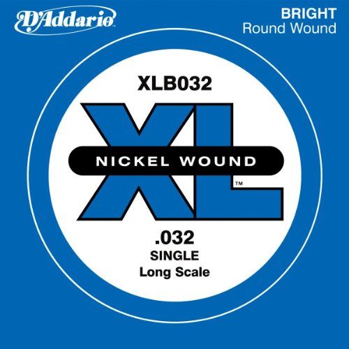 D'Addario XLB032 .032 Nickel Wound Bass Guitar String - Long Scale