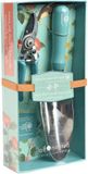 Merkloos / Sans marque Flora-Fauna Garden Trowel Secateurs Set met Roze Handvat