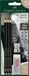 Faber-Castell Pitt Graphite Matt Potloodset - 3 Potloden (HB, 2B, 4B) met Toebehoren
