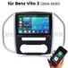JUNSUN autoradio 10 pouces Linux avec CarPlay sans fil et Android Auto, Bluetooth, FM, USB, pour Mercedes-Benz Vito 3 W447, années modèles 2014-2022