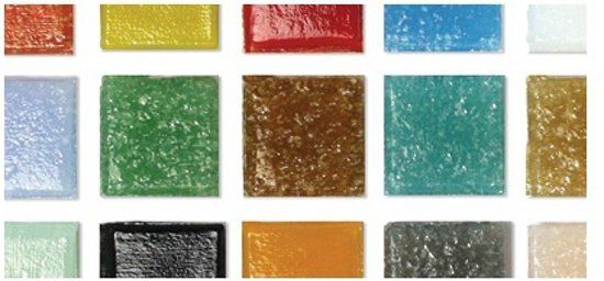 Rayher Hobby Emmer mozaiek stenen assorti 1 kg