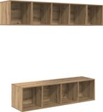 vidaXL Ensemble de meuble TV Artisan Chêne Bois d'ingénierie
