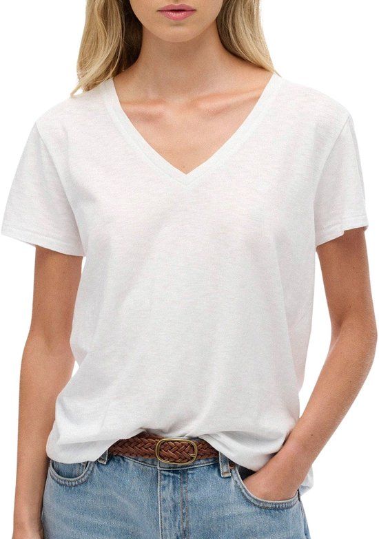 Superdry Studios Slub Embroidered Shirt Dames - Maat 10