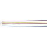 HELU 26480 Fil unifilaire LiYv 1 x 1 mm² Transparent par mètre