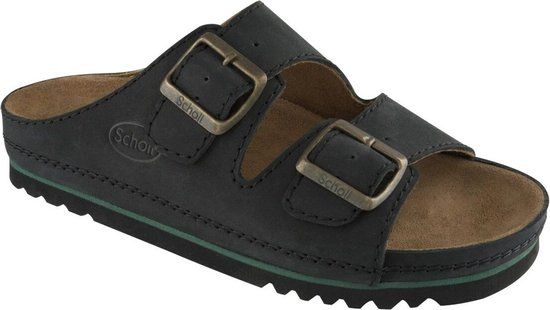 Scholl Air Bag Zwart Beige Dames Sandalen - Maat 39 - 0.848 kg
