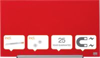 Nobo Glasbord Magnetisch Rood 67.7x38.1 cm