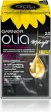 Garnier Olia Permanente Crèmekleuring 2.0 Diamant Zwart - 3 x - Voordeelverpakking