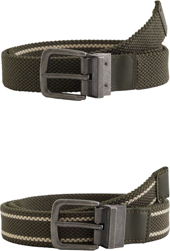 WE Fashion Jongens reversible riem met structuur