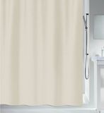 Spirella Douchegordijn ALTRO - Beige - Polyester Textiel - 200x200 cm