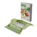 Lékué Steam container platina siliconen, groen, met dienblad en receptenboek in het Engels, 1-2 personen, 650 ml