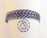 Vaessen Creative Aluminium Draad - Diamond cut - 2mm - 30m - Aubergine