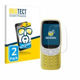 BROTECT - Screenprotector voor Nokia 3210 - Folie Beschermfolie transparant 2 Stuks