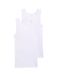 Tom Tailor - Tanktops met geribde structuur in een set van 2 - Maat S/4 - white