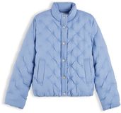 Tommy Hilfiger Dames Puffer Jas Lichtblauw Polyester S Herfst/Winter 2026