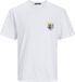 Jack & Jones T-shirt Jormarbella Aop Back Tee Ss Crew Ne 12256540 Bright White Mannen Maat - M
