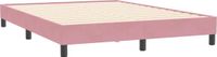 vidaXL Bedframe Roze Fluweel 140x210 cm