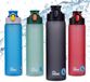 Unyqoos® Okosei Tritan Gourde de sport 750 ml, sans BPA, gris
