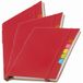 Merkloos Schoolschrift / notitieboekje - Pakket van 3x stuks - A6 formaat - 70 gelinieerde pagina's - rood - met balpen